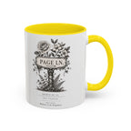 PAGE LN Vintage Floral Accent Mug