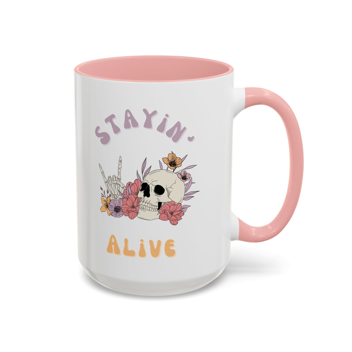 Stayin' Alive Ceramic Accent Mug