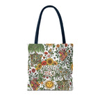 Sunny Anatomical Floral Fantasy Garden Eco Shopper Tote Bag