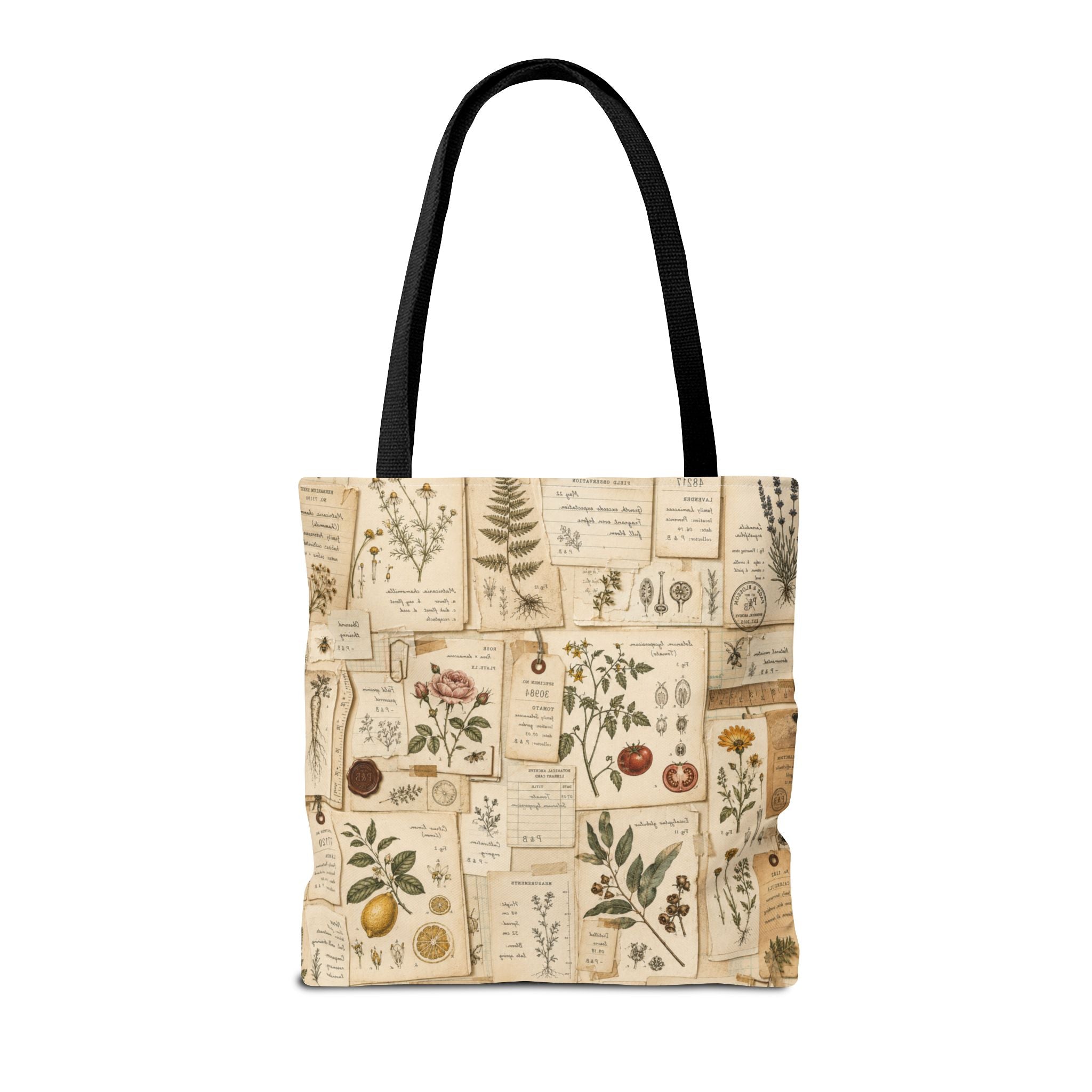 Vintage Botanical Studies Herbarium Tote Bag