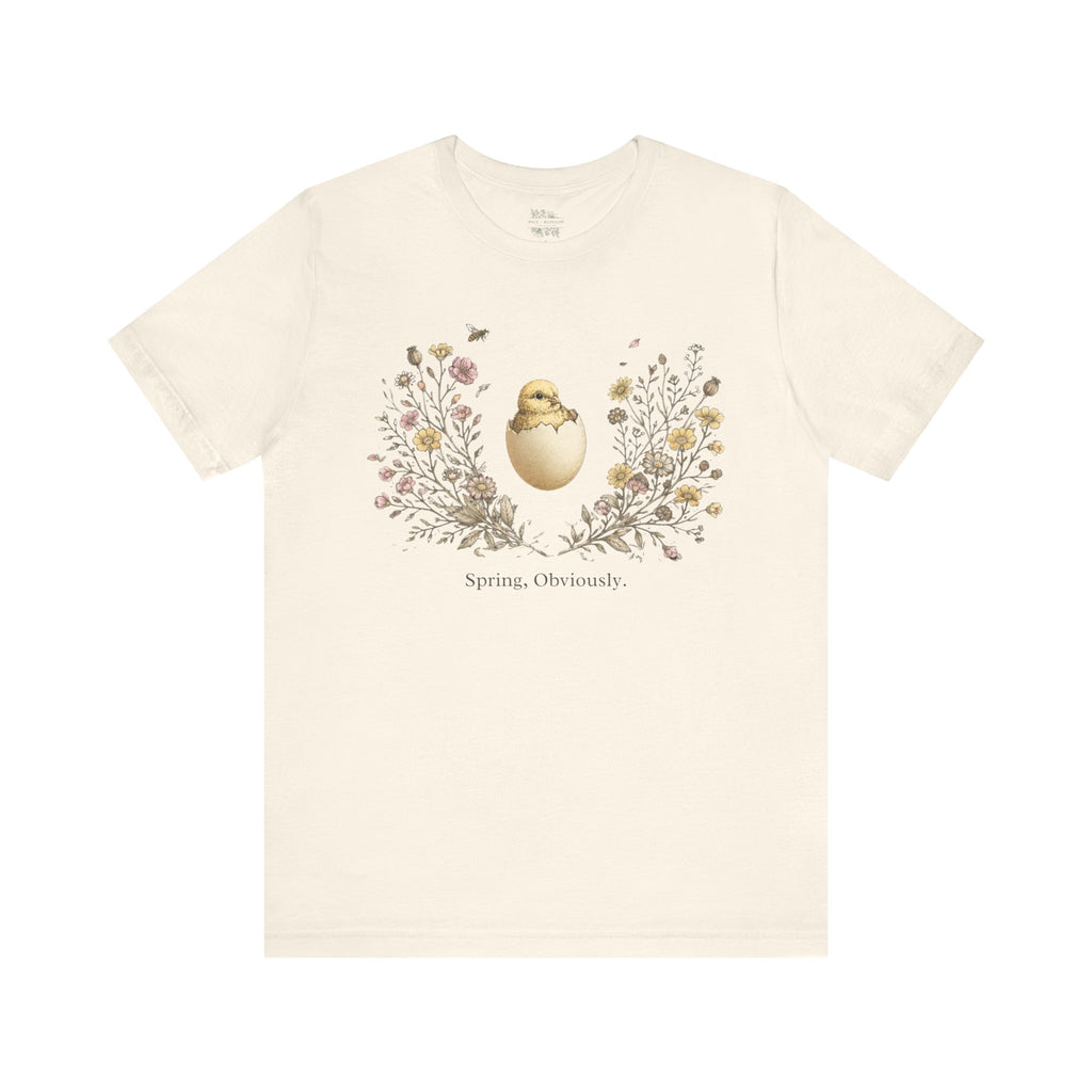 Spring Obviously Botanical Cracked Egg Graphic Tee