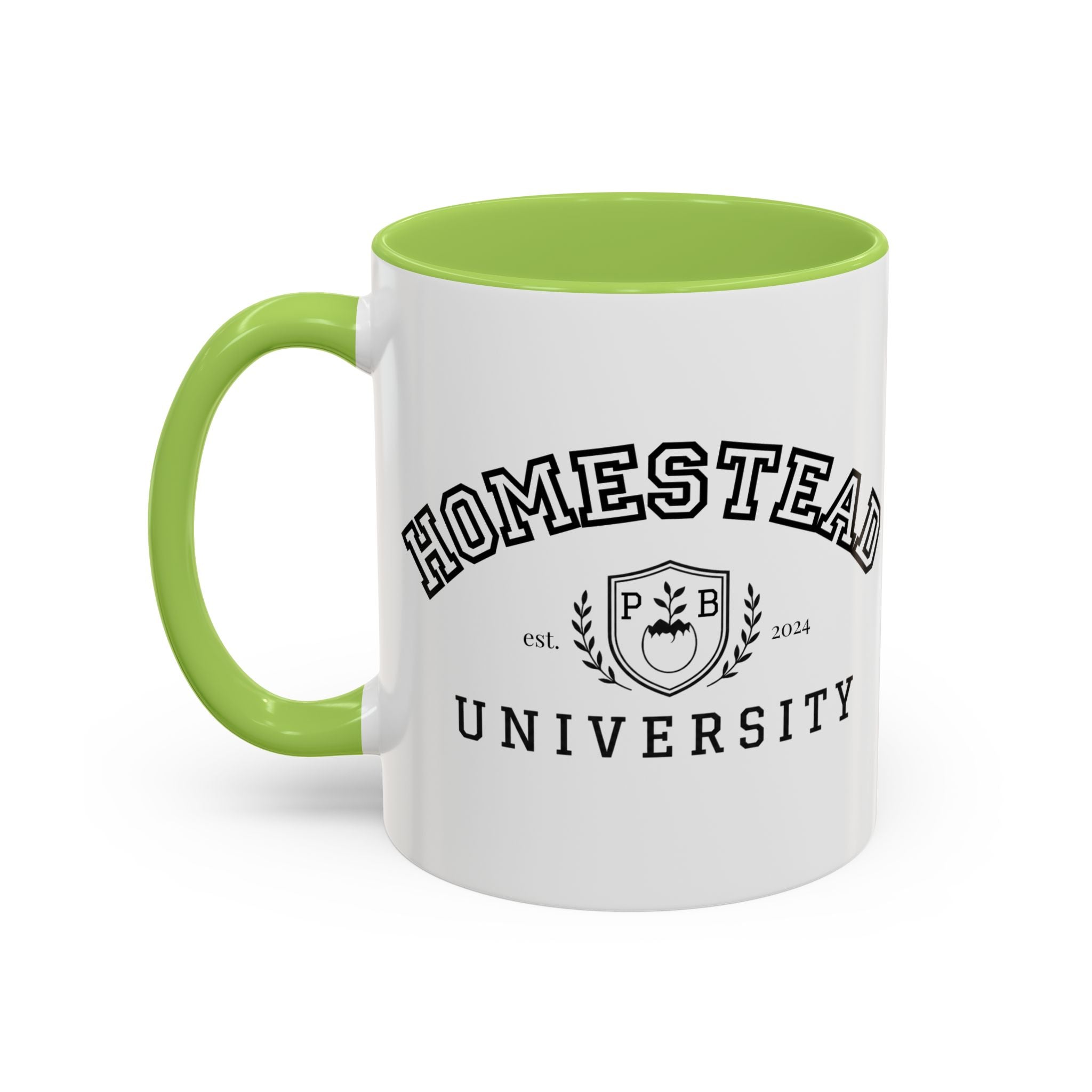 Homestead University Crest Accent Mug
