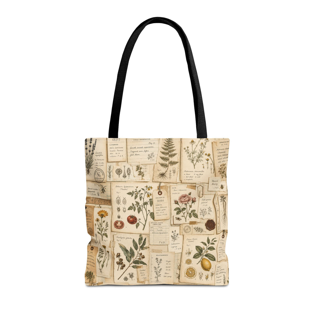 Vintage Botanical Studies Herbarium Tote Bag