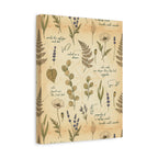 Field Guide Vintage Botanical Wall Art Canvas