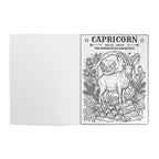 The Astrological Homesteaders Almanac, 2-in-1 Monthly Homestead Scenes and Zodiac Coloring Book