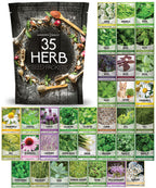 35 Herb Seeds for Planting | Medicinal & Culinary Variety Pack