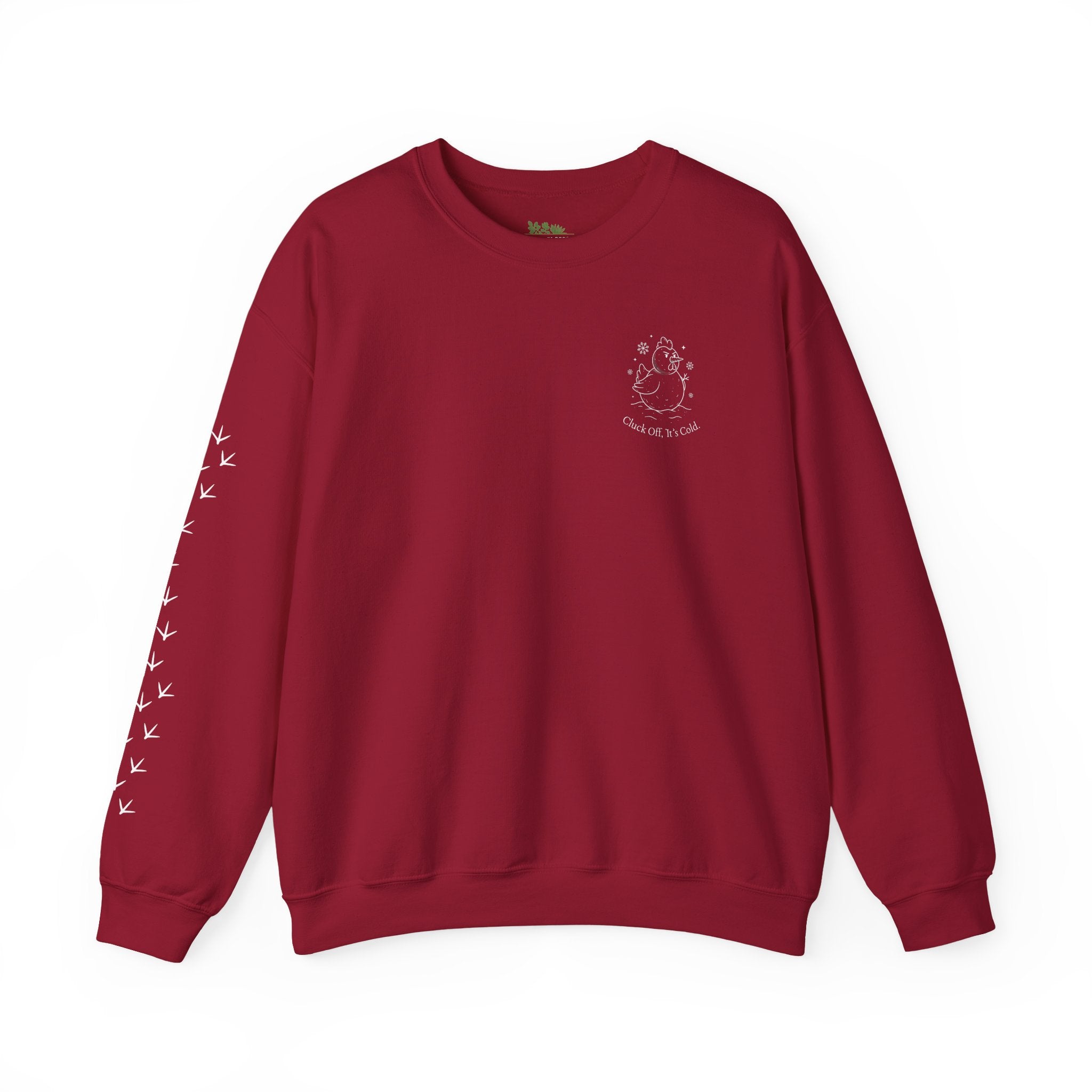 Chickening Club Winter Wonderland Snow Globe Crewneck Sweatshirt