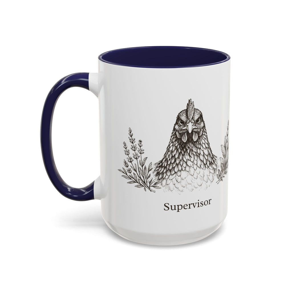 Chicken and Herb Supervisor Accent Coffee Mug