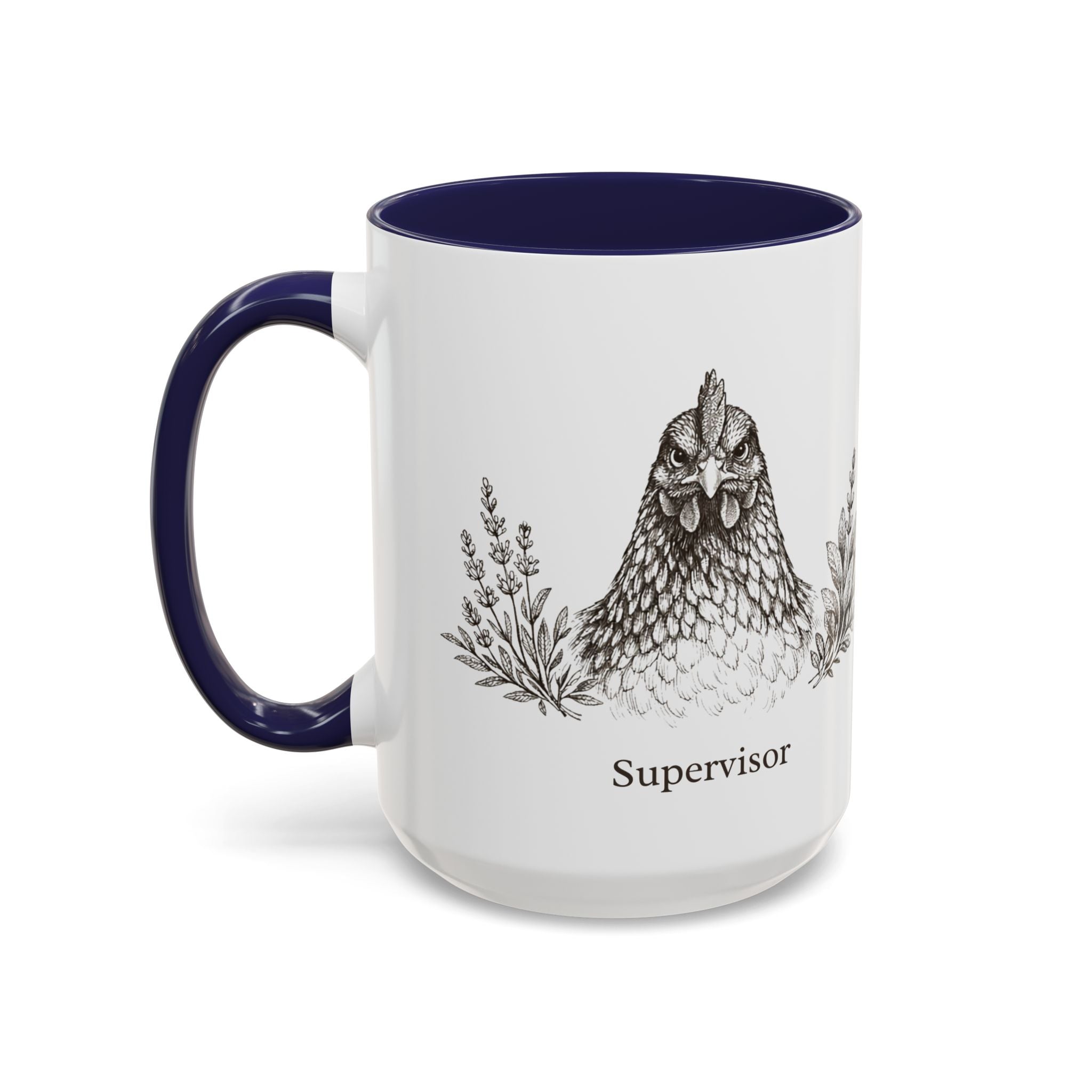 Chicken and Herb Supervisor Accent Coffee Mug