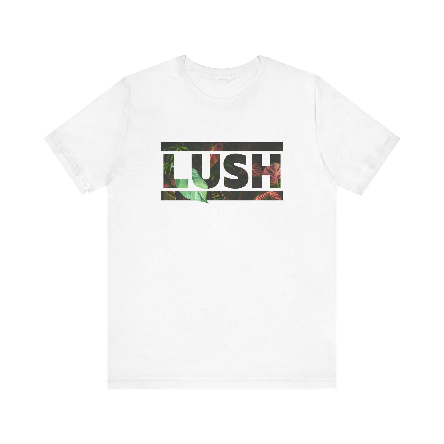 Lush Bold Botanicals Graphic Tee, Summer Shirt, Gift for Nature Lovers, Eco-Friendly Style, Casual Wear, Comfortable Fashion