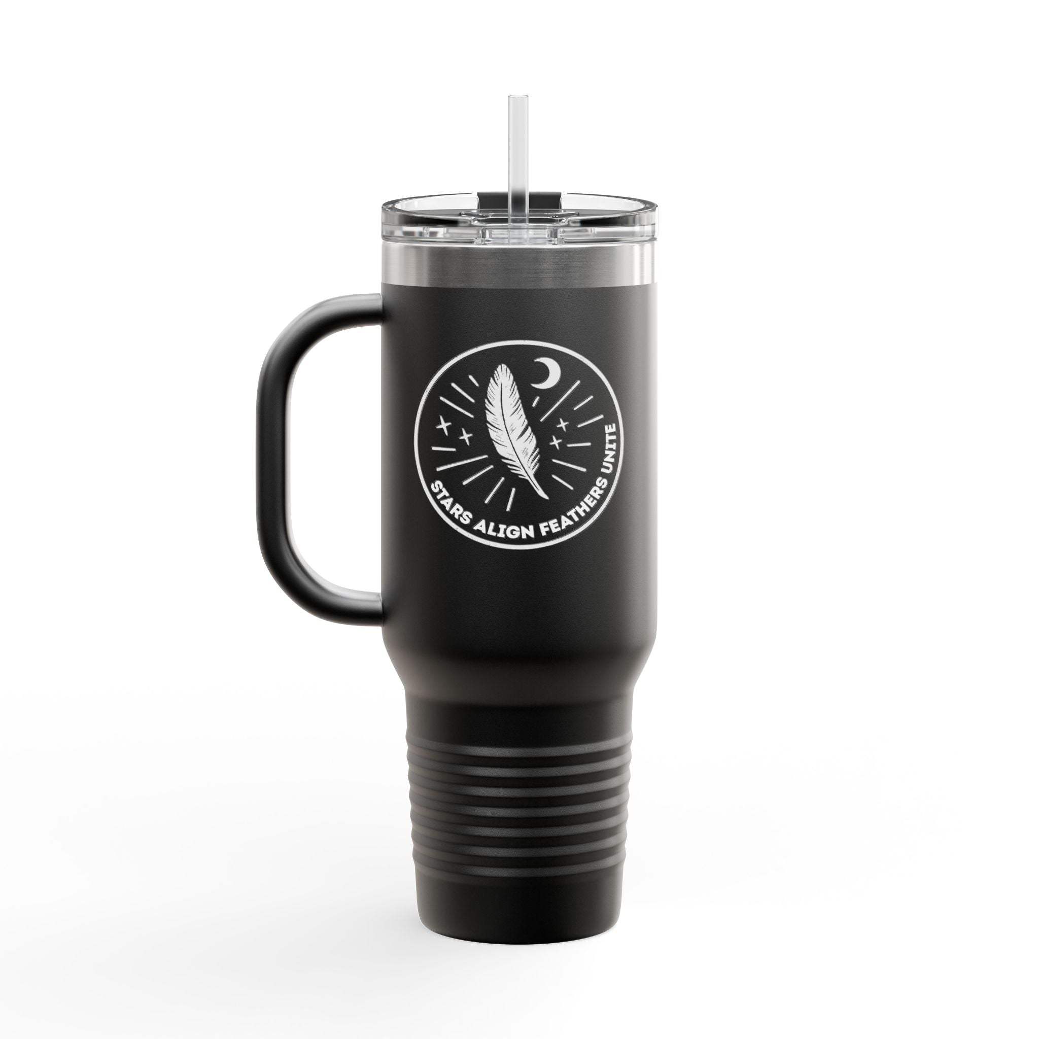 Stars Align Feather Unite Insulated Travel Mug