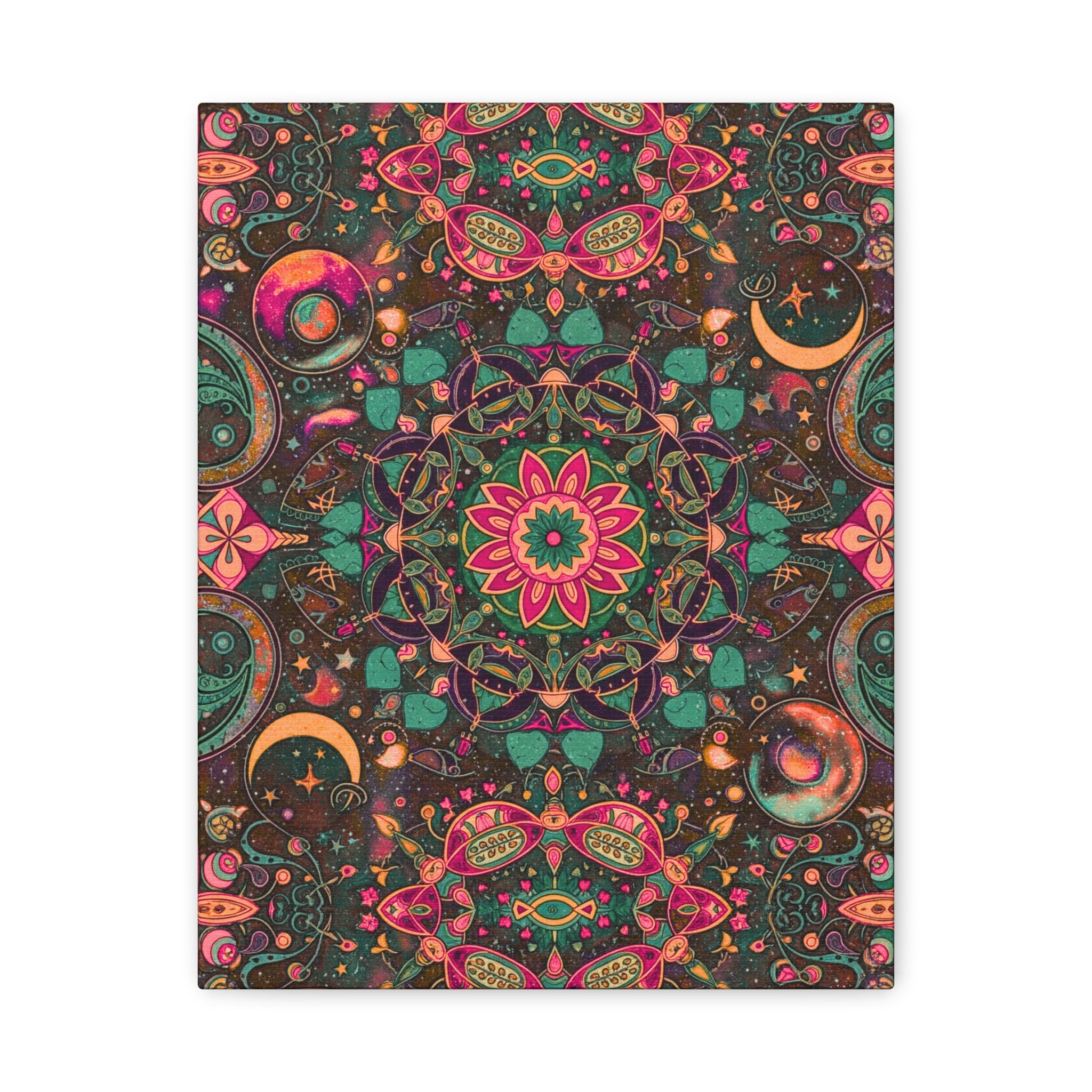 Mandala Magic Vibrant Bohemian Canvas Wall Art
