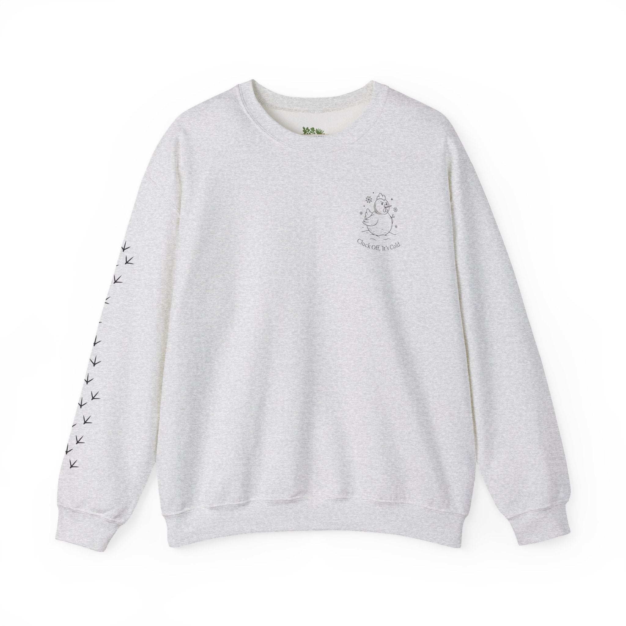 Chickening Club Winter Wonderland Snow Globe Crewneck Sweatshirt