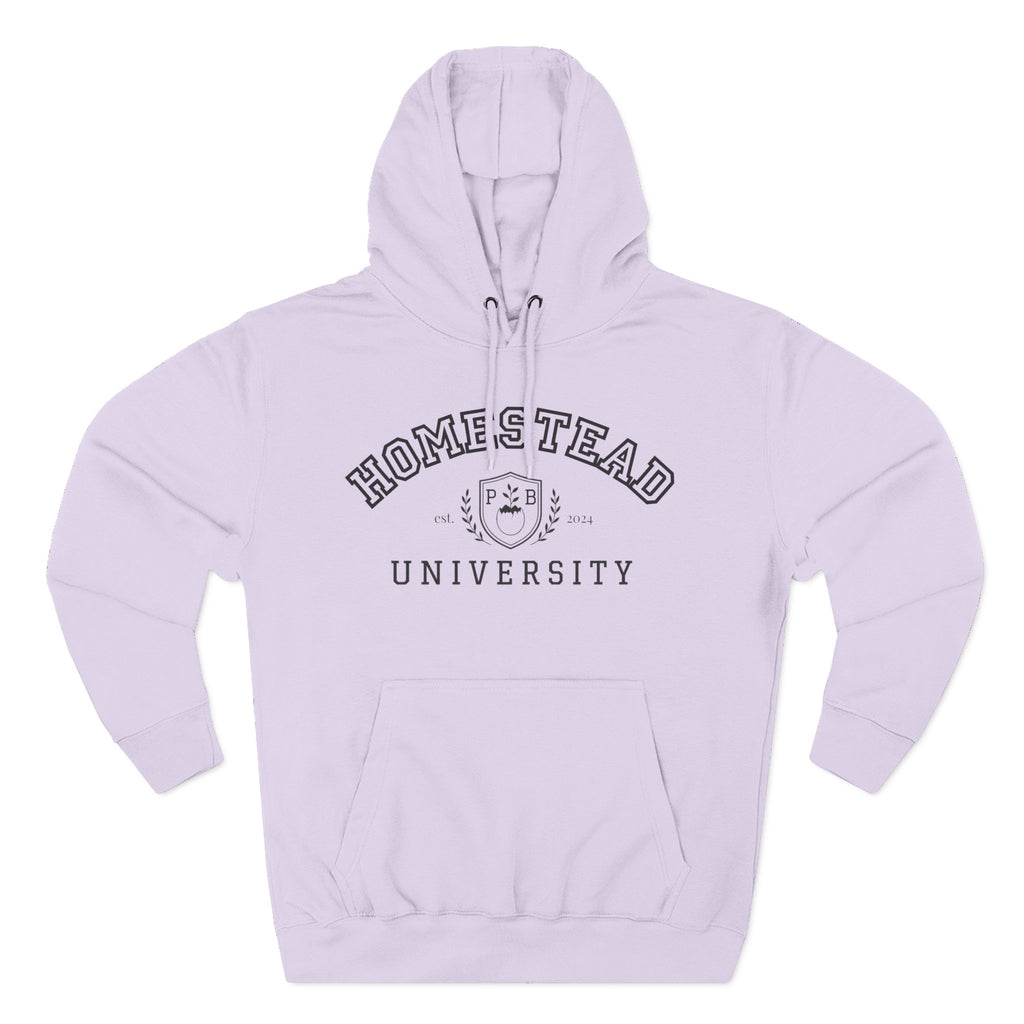 Homestead University Hoodie — Cozy Collegiate Fleece Pullover