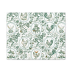 Botanical Coop Toile Canvas Art