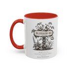 BLOSSOM RD Vintage Botanical Ceramic Accent Mug
