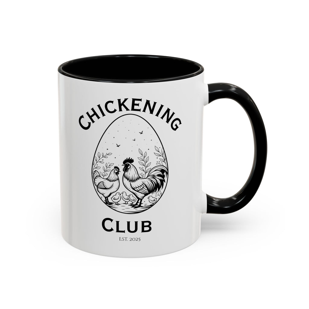 Chickening Club Ceramic Accent Mug: Your Morning Ritual, Elevated