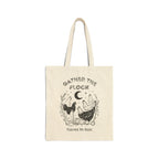 Gather the Flock Cotton Canvas Tote Bag