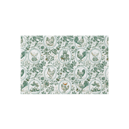 Botanical Coop Toile Outdoor Rug