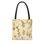 Field Guide Vintage Botanical Sketch Tote Bag