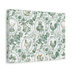 Botanical Coop Toile Canvas Art