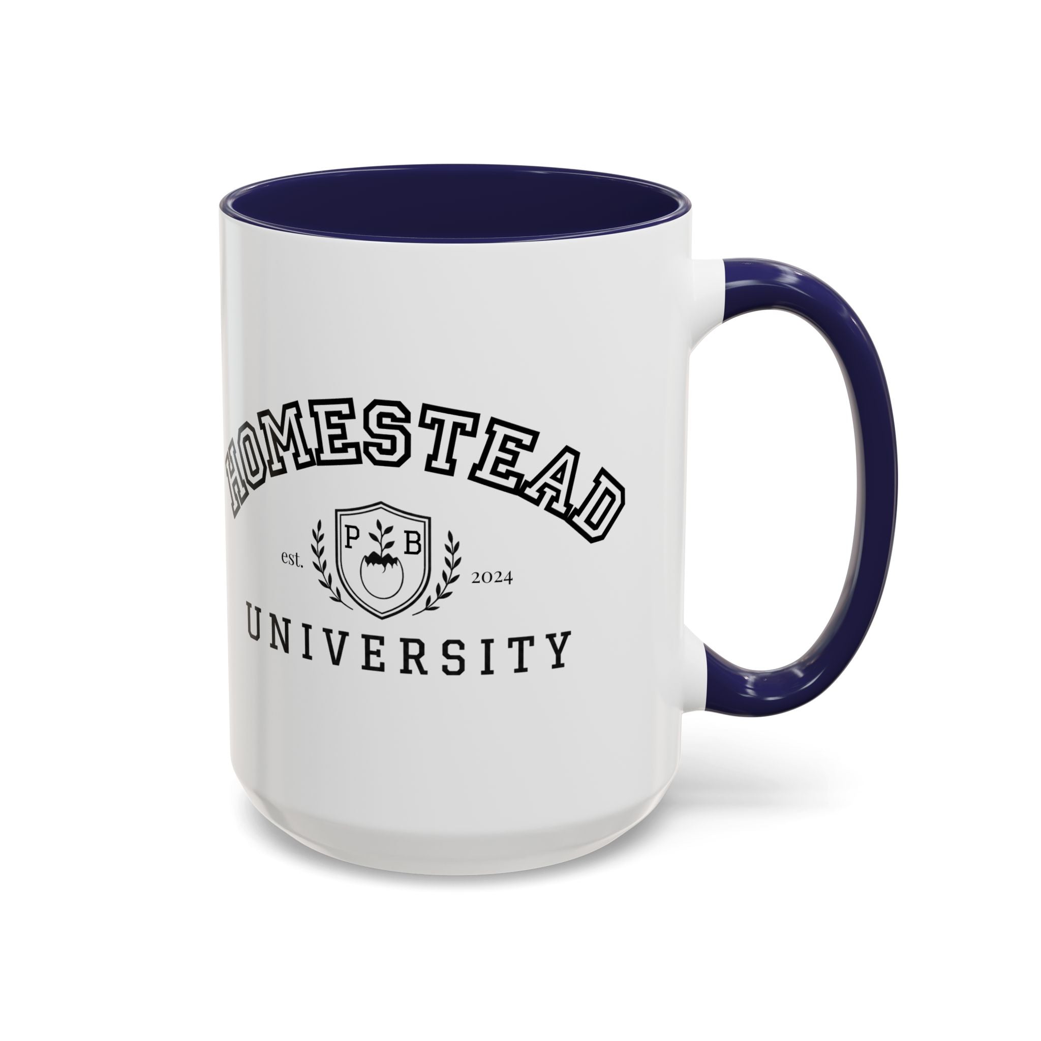 Homestead University Crest Accent Mug