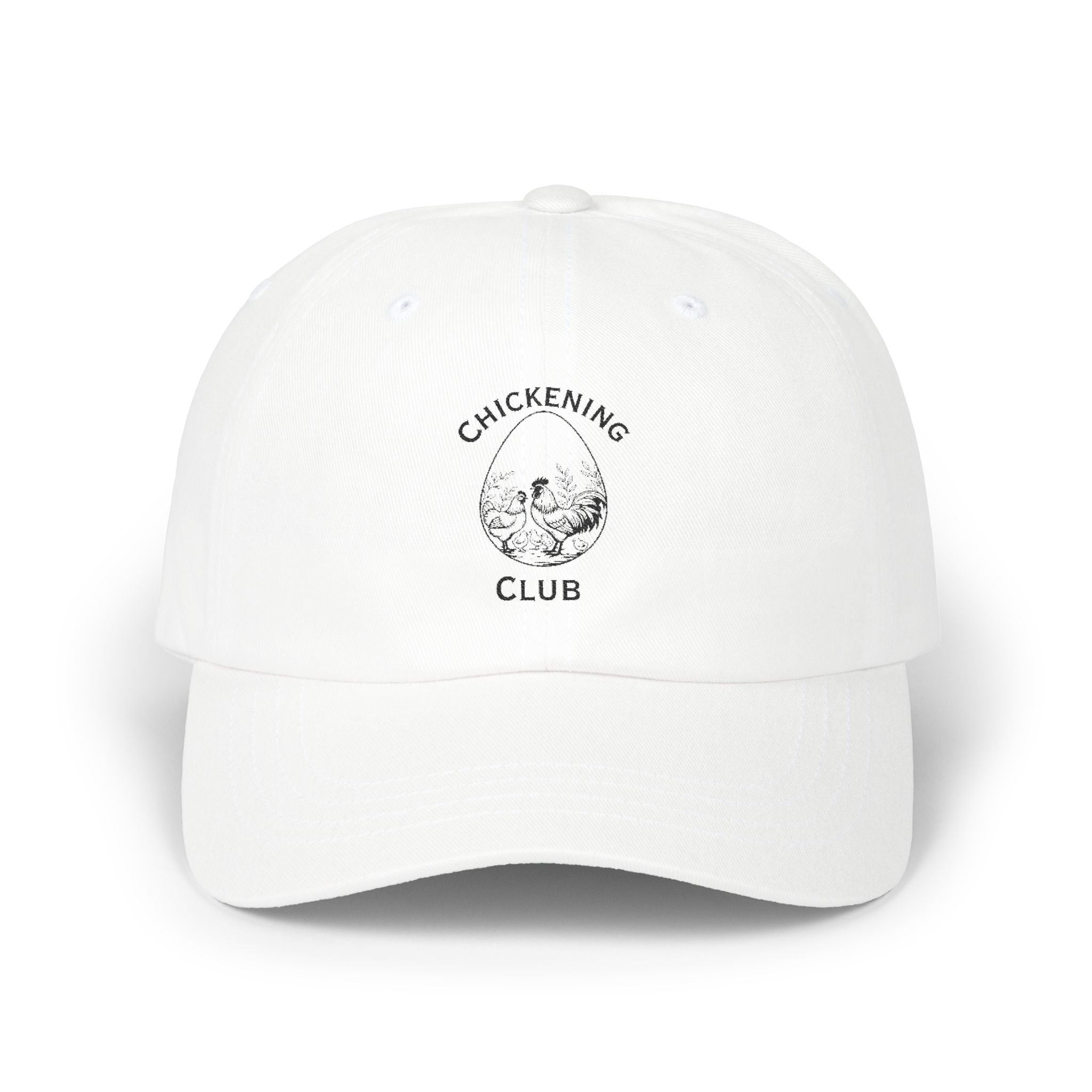 Chickening Club Classic Dad Cap (Embroidered)