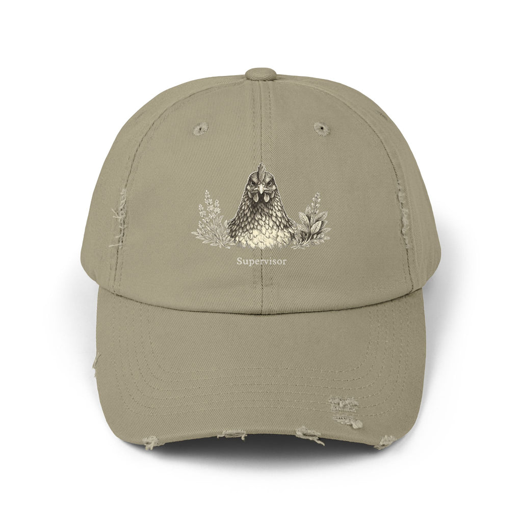 Chicken and Herb Supervisoer Distressed Cap