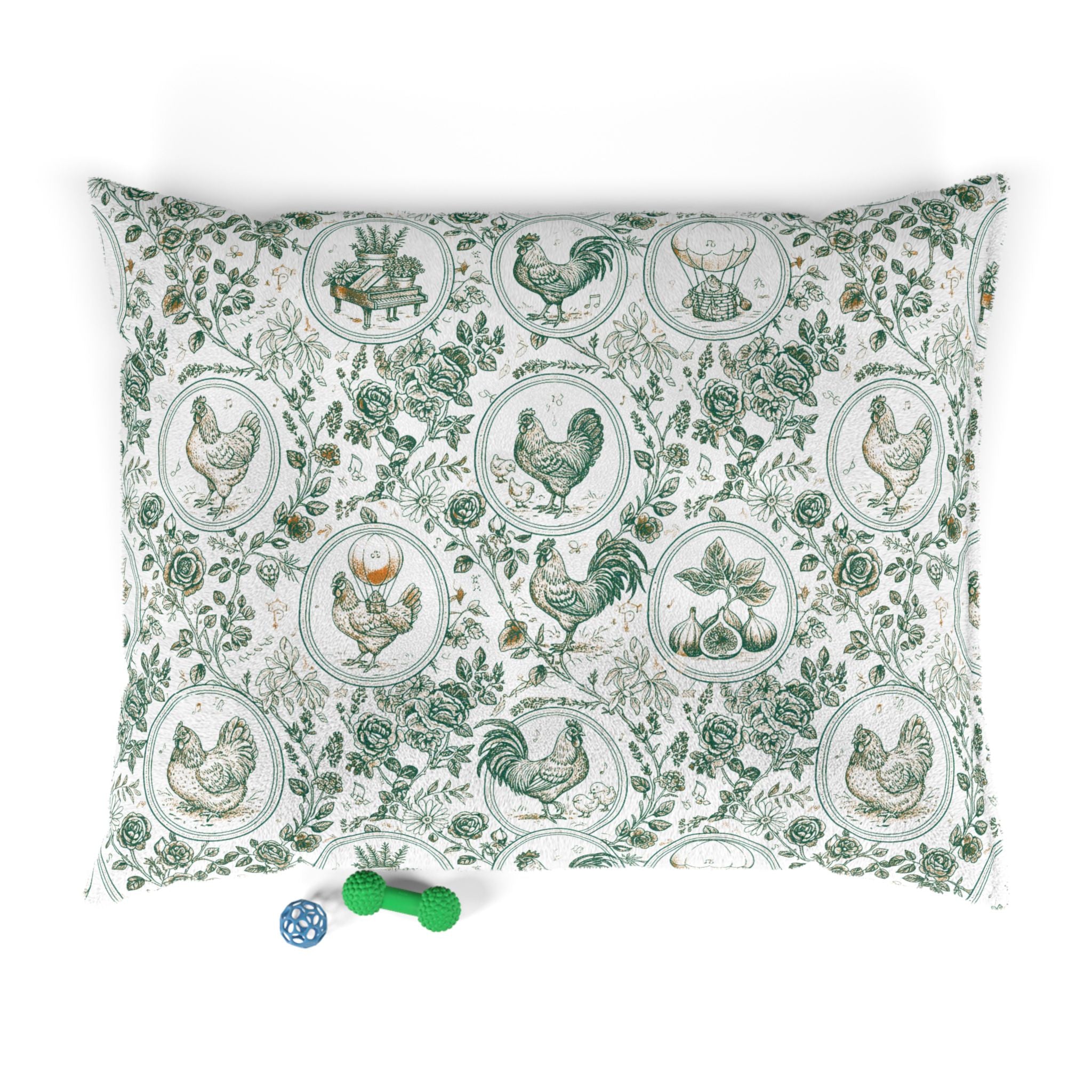 Botanical Coop Toile Pet Bed Lounger