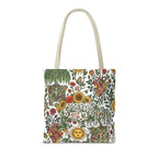 Sunny Anatomical Floral Fantasy Garden Eco Shopper Tote Bag
