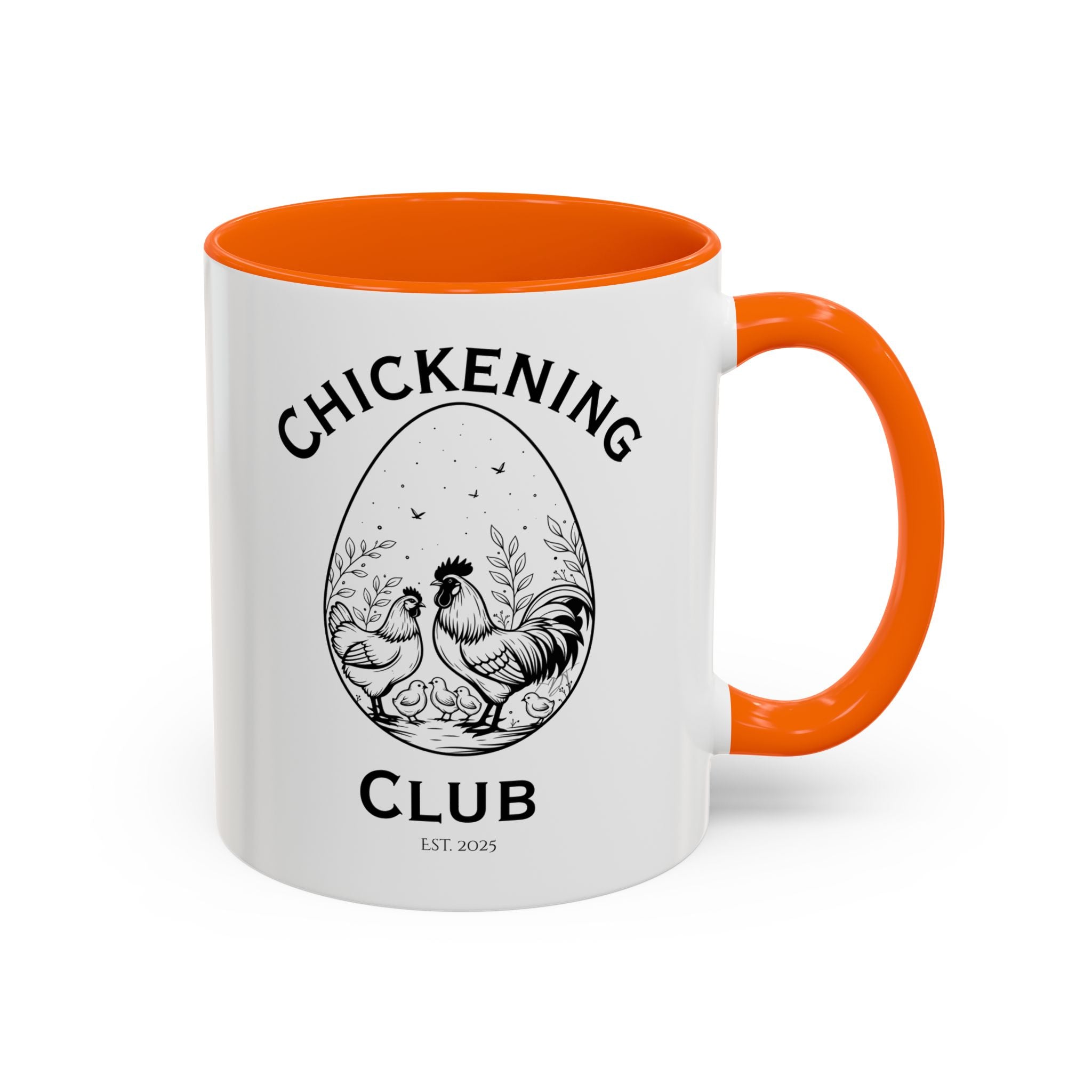 Chickening Club Ceramic Accent Mug: Your Morning Ritual, Elevated