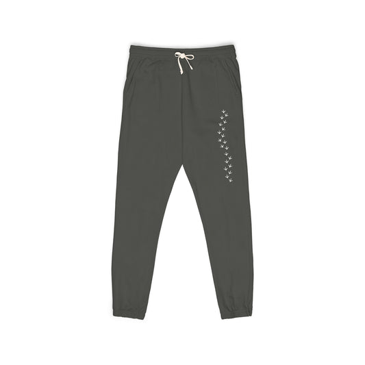 Chicken Footprint Fleece Sweatpants