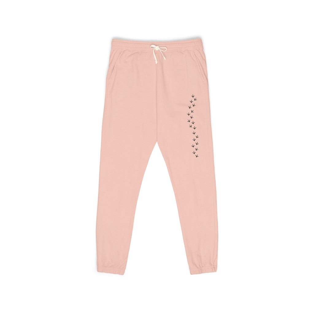 Chicken Footprint Fleece Sweatpants