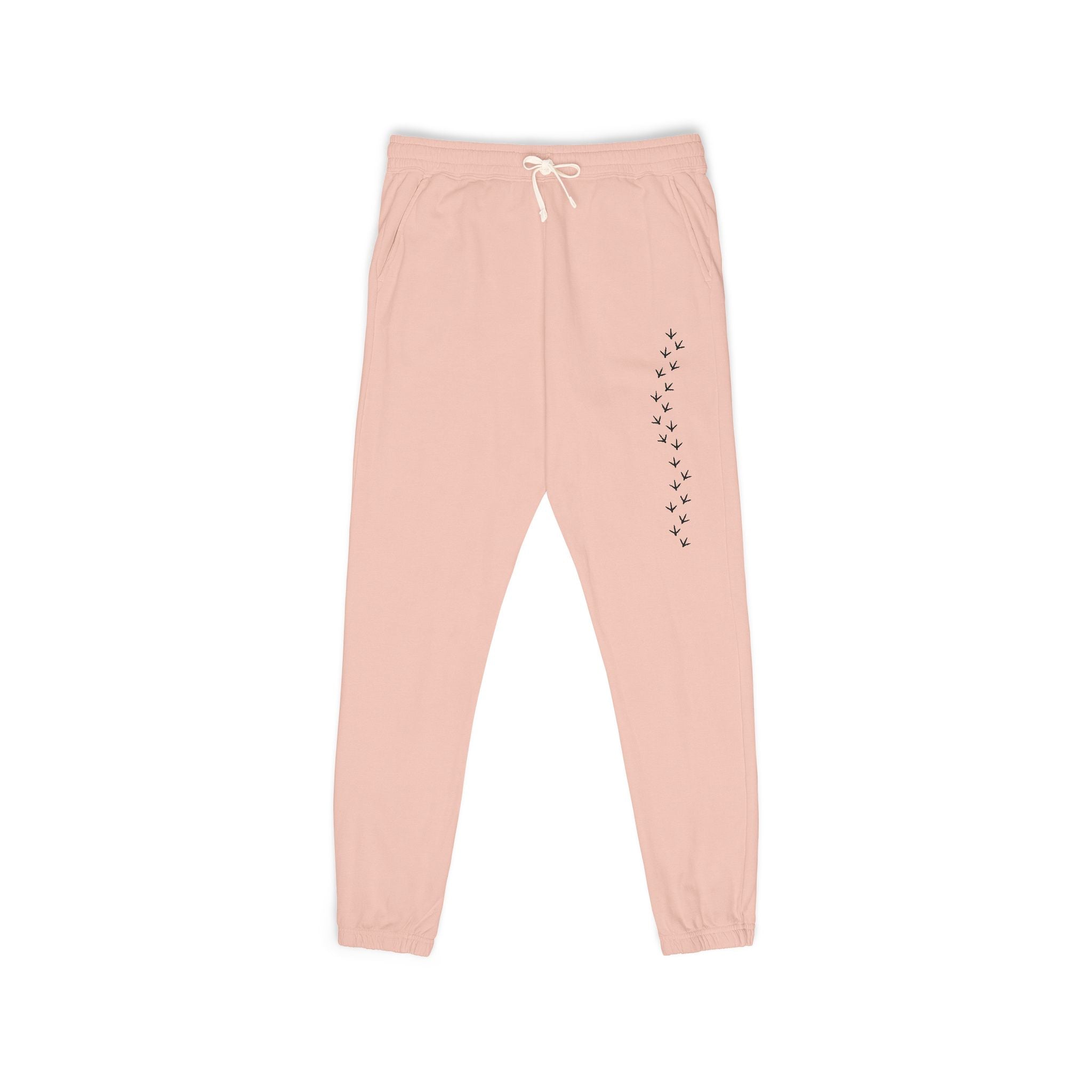 Chicken Footprint Fleece Sweatpants