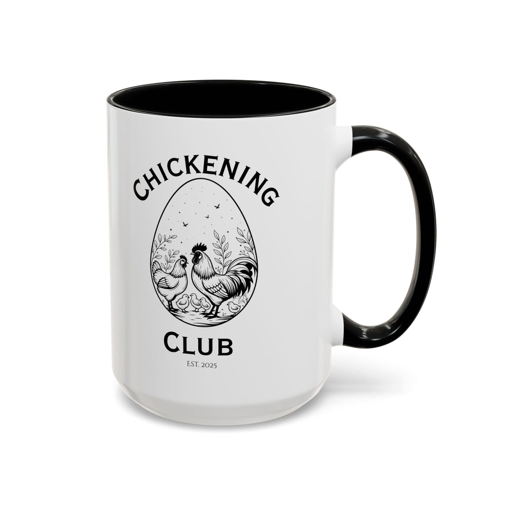 Chickening Club Ceramic Accent Mug: Your Morning Ritual, Elevated
