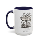 BLOSSOM RD Vintage Botanical Ceramic Accent Mug