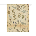 Field Guide Vintage Botanical Garden Flag Banner