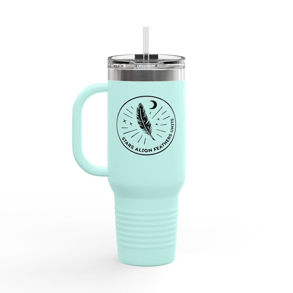Stars Align Feather Unite Insulated Travel Mug