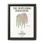 Cancer The Nurturing Navigator Willow Framed Matte Canvas