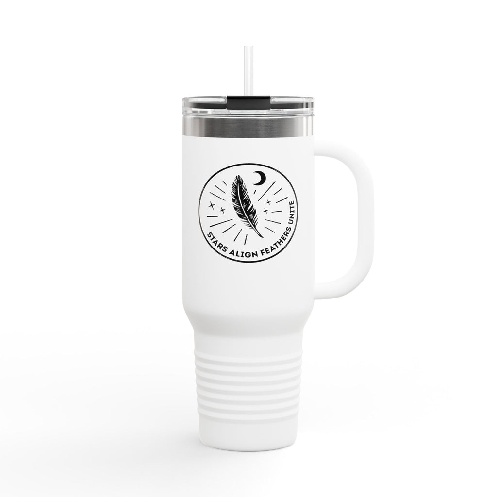 Stars Align Feather Unite Insulated Travel Mug