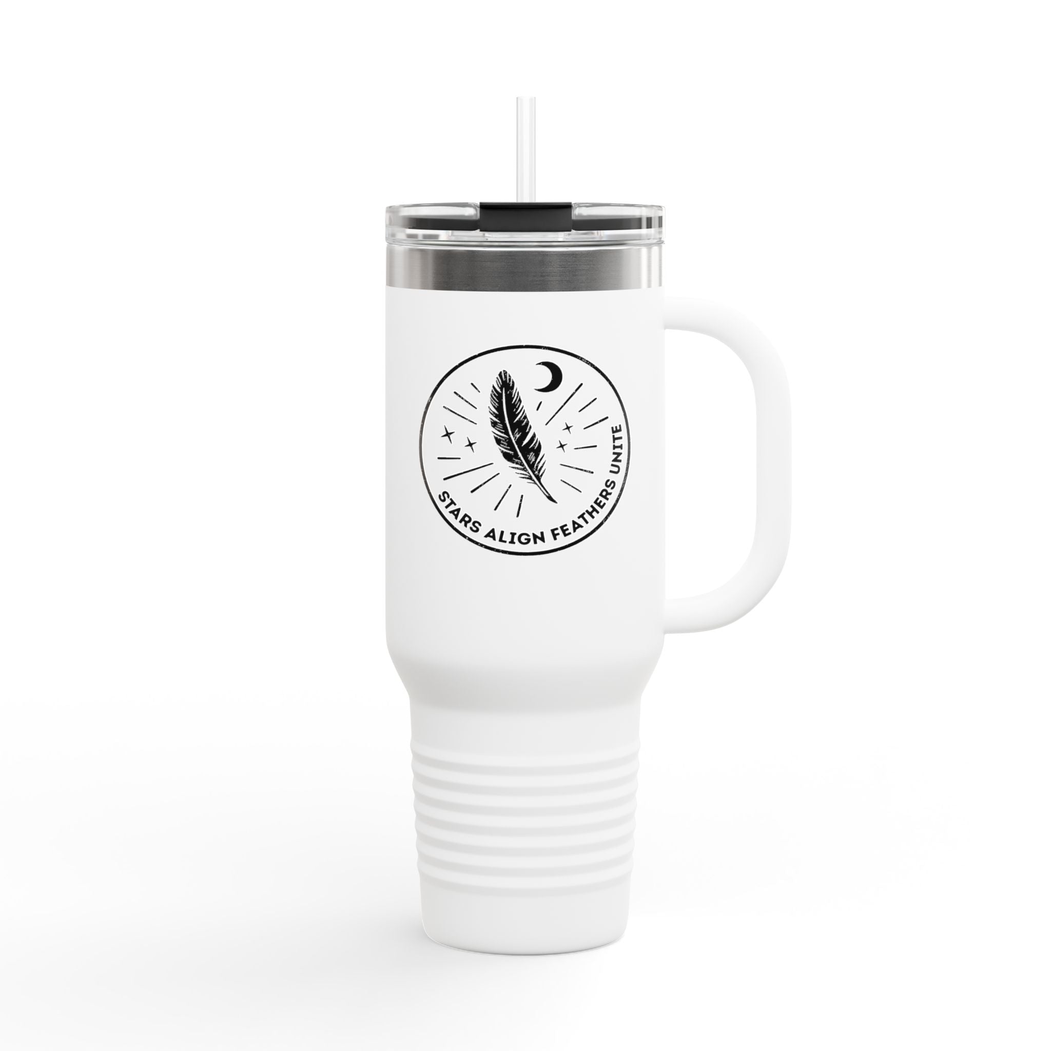 Stars Align Feather Unite Insulated Travel Mug