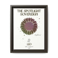 Leo The Spotlight Sovereign Sunflower Framed Matte Canvas