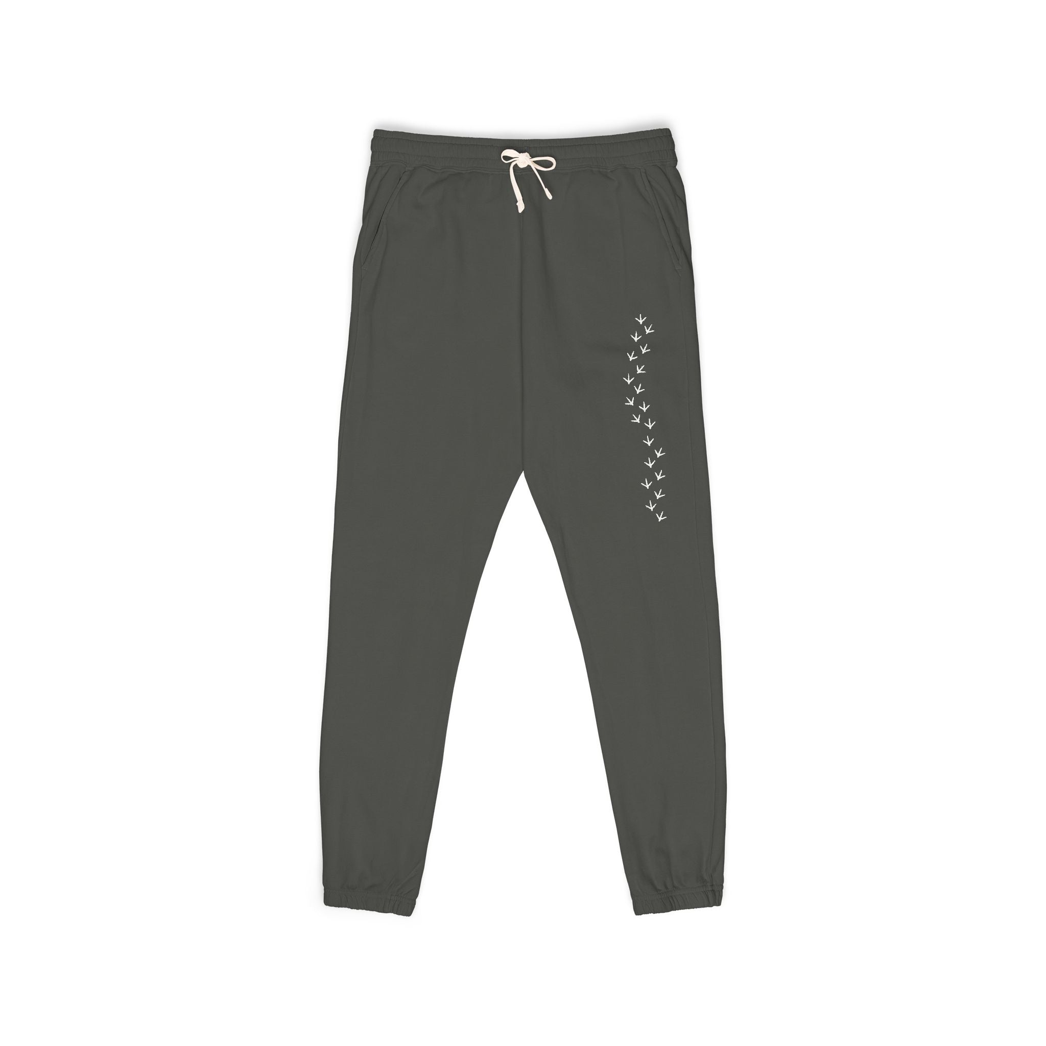 Chicken Footprint Fleece Sweatpants