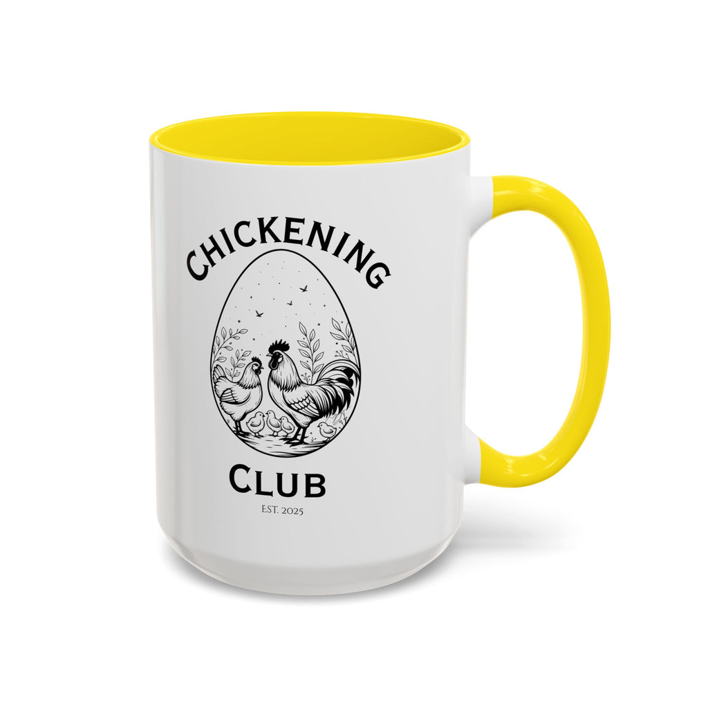 Chickening Club Ceramic Accent Mug: Your Morning Ritual, Elevated