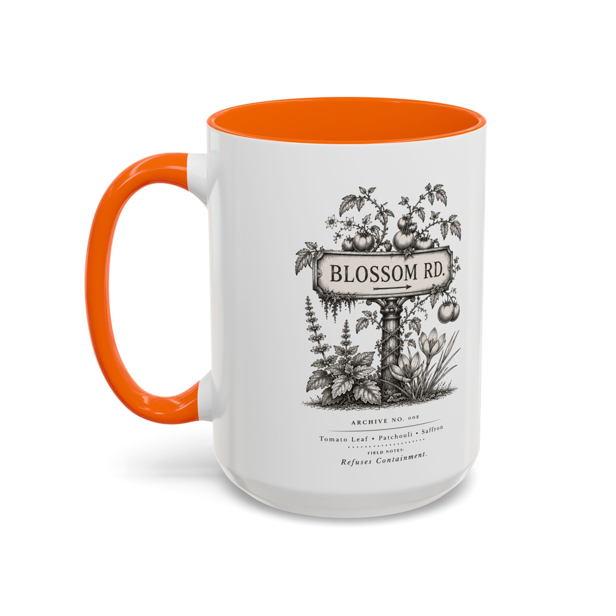 BLOSSOM RD Vintage Botanical Accent Mug
