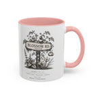 BLOSSOM RD Vintage Botanical Ceramic Accent Mug