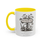 BLOSSOM RD Vintage Botanical Ceramic Accent Mug