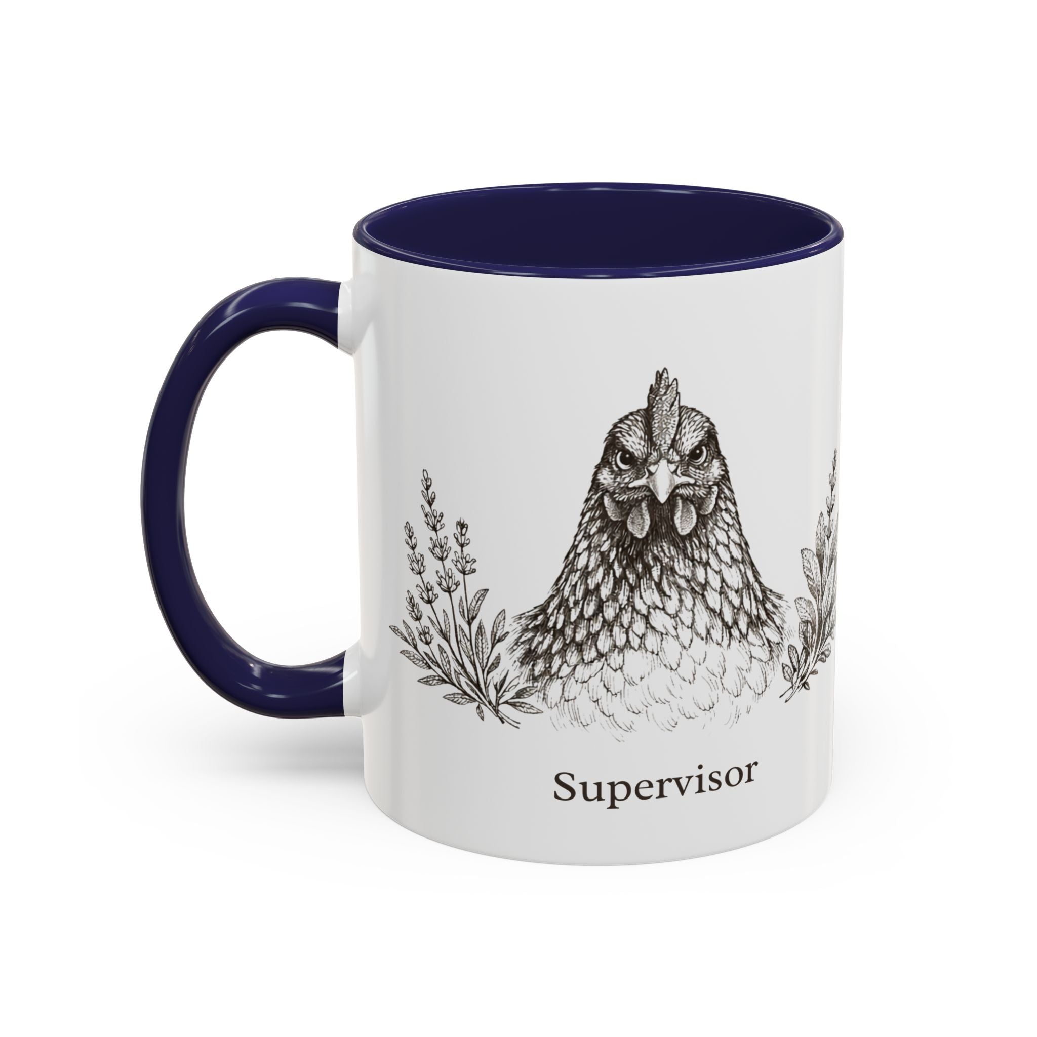 Chicken and Herb Supervisor Accent Coffee Mug