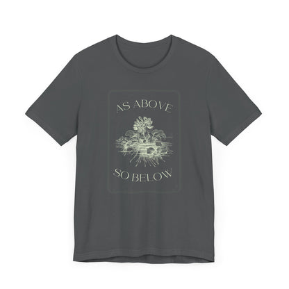 As Above So Below Unisex Jersey Short Sleeve