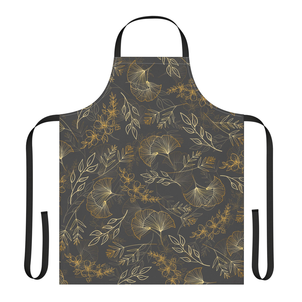 Botanical Gold Leaf Ginkgo Apron